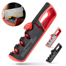 Load image into Gallery viewer, 4 In 1 Tungsten Steel Kitchen Facilitative Sharpener Tool Angle Adjustable Knives Sharpener Professional Knife Sharpening Kitchen Tool