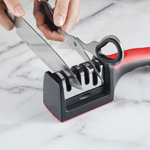Load image into Gallery viewer, 3/4-Segment Tungsten Steel Kitchen Sharpener Tool Hand-Held Knives Sharpener Professional Knife Sharpening Kitchen Tool