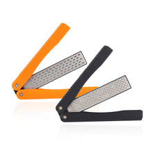 Load image into Gallery viewer, Portable Double Side Grindstone Professional Kitchen Sharpener for Pocket Folding Knife Sharpening Stone Sharpener Tool