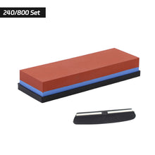 Load image into Gallery viewer, Sharpening Stone Double-sided Knives Whetstone Professional Knife Sharpener Grinding Stone With Non-slip Base Kitchen Tool