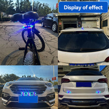 Load image into Gallery viewer, Solar Power Mortorcycle Car LED Warning Light Night Ride Tail Light Anti-rear Strobe Light for Motorcycle Electric Vehicle Bicycle