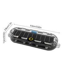 Load image into Gallery viewer, Solar Power Mortorcycle Car LED Warning Light Night Ride Tail Light Anti-rear Strobe Light for Motorcycle Electric Vehicle Bicycle