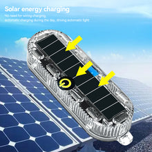 Load image into Gallery viewer, Solar Power Mortorcycle Car LED Warning Light Night Ride Tail Light Anti-rear Strobe Light for Motorcycle Electric Vehicle Bicycle