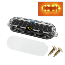 Load image into Gallery viewer, Solar Power Mortorcycle Car LED Warning Light Night Ride Tail Light Anti-rear Strobe Light for Motorcycle Electric Vehicle Bicycle