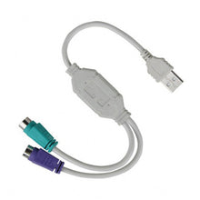 Load image into Gallery viewer, 1PC USB Male To PS/2 PS2 Female Converter Cable Cord Converter Adapter Keyboard