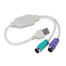 Load image into Gallery viewer, 1PC USB Male To PS/2 PS2 Female Converter Cable Cord Converter Adapter Keyboard