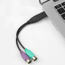 Load image into Gallery viewer, 1PC USB Male To PS/2 PS2 Female Converter Cable Cord Converter Adapter Keyboard