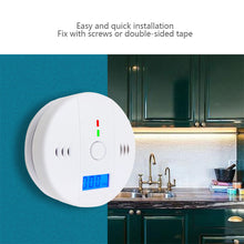 Load image into Gallery viewer, LCD CO Sensor Work Alone Built In 85dB Siren Sound Independent Carbon Monoxide Poisoning Warning Alarm Detector