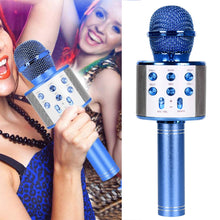 Load image into Gallery viewer, Professional Handheld Wireless Karaoke USB Voice Changing Speaker Microphone for Music Player Singing Recorder KTV