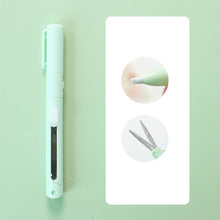 Load image into Gallery viewer, Mini Colorful Folding Scissors Hand Tent Cutting Mini Engraving Knife Scissors Paper Trimming Utility Knife