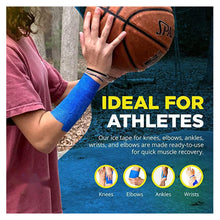 Load image into Gallery viewer, Self Adhesive Ice Bandage Instant Cooling Ice Tape Muscle Recovery Cooling and Compression Tape for Athletes and Adults