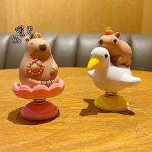 Load image into Gallery viewer, Cute Kapibala Car Interior Decoration Spring Shaking Head Doll Auto Dashboard Ornaments Accessories