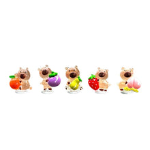 Load image into Gallery viewer, 5Pcs Car Interior Lovely Kapibala Ornament Decoration with Spring Shake Head Decor Double-sided Tape