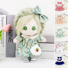 Load image into Gallery viewer, For 20CM Cotton Doll Dresses Cartoon Plush Doll Replacement Outfit Playing House Accessories Mini Clothes