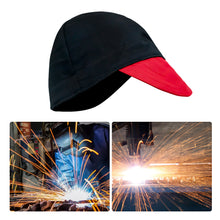 Load image into Gallery viewer, 1PC Flame-Retardant Peaked Cap With Nylon Sweat-Absorbing Lining Fireproof Dust-Proof Labor Protection Head Cover Welding Protective Equipment