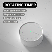 Load image into Gallery viewer, Rotary Timer With LED Spot Display Stand Magnetically Fixed Learn Kitchen Fitness Timing Reminder Time Management Device