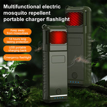 Load image into Gallery viewer, 1PC Portable Electric Mosquito Repellent Outdoor Camping Emergency Flashlight Portable Charging Bank