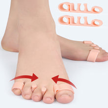 Load image into Gallery viewer, Five Hole Toe Splitter Soft Comfortable Thumb Valgus Corrector Relieve Thumb Valgus Toe Overlap Shock Absorption Decompression Foot Care