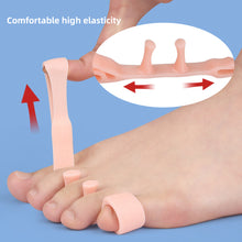 Load image into Gallery viewer, Five Hole Toe Splitter Soft Comfortable Thumb Valgus Corrector Relieve Thumb Valgus Toe Overlap Shock Absorption Decompression Foot Care