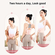 Load image into Gallery viewer, Adult Three Ribbon Posture Corrector Invisible Comfortable Breathable Hunchback Corrector Open Shoulders Enhance Back Beauty
