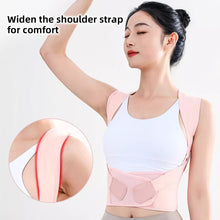 Load image into Gallery viewer, Adult Three Ribbon Posture Corrector Invisible Comfortable Breathable Hunchback Corrector Open Shoulders Enhance Back Beauty