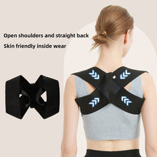 Load image into Gallery viewer, Shoulder Straightening Belt Invisible Comfortable Breathable Posture Corrector Improve Posture Open Shoulders for Adults Children