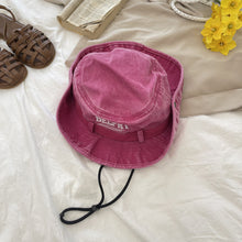 Load image into Gallery viewer, Western Women Cowboy Hats with String Vintage Embroidered Bucket Hats For Female Anti-UV Protection Fisherman Hats Camping Hiking Mountaineering Hats