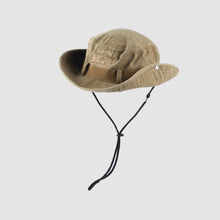 Load image into Gallery viewer, Western Women Cowboy Hats with String Vintage Embroidered Bucket Hats For Female Anti-UV Protection Fisherman Hats Camping Hiking Mountaineering Hats