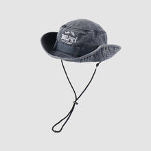 Load image into Gallery viewer, Western Women Cowboy Hats with String Vintage Embroidered Bucket Hats For Female Anti-UV Protection Fisherman Hats Camping Hiking Mountaineering Hats