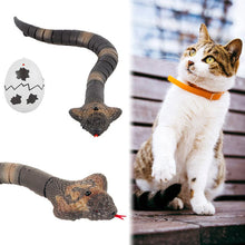 Load image into Gallery viewer, Smart Sensing Interactive Cat Toys Automatic Eletronic Snake Cat Teasering Play USB Rechargeable Kitten Toys Halloween Tricky Toy