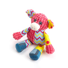 Load image into Gallery viewer, Pet Dog Squeaky Toys Animals Shapes Squeaky Plush Chew Toys for Small Medium Large Dogs