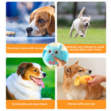 Load image into Gallery viewer, Pet Dog Squeaky Toys Animals Shapes Squeaky Plush Chew Toys with Bell for Small Medium Large Dogs