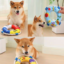 Load image into Gallery viewer, Pet Dog Squeaky Toys Animals Shapes Squeaky Plush Chew Toys with Bell for Small Medium Large Dogs