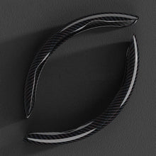 Load image into Gallery viewer, 2Pcs Universal Car Steering Wheel Covers Auto Interior Decorative Accessories Anti Slip Protective Cover Carbon Fiber