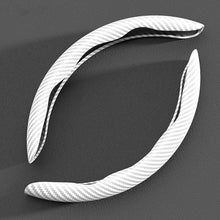 Load image into Gallery viewer, 2Pcs Universal Car Steering Wheel Covers Auto Interior Decorative Accessories Anti Slip Protective Cover Carbon Fiber
