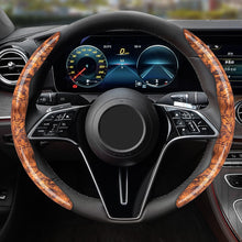 Load image into Gallery viewer, 2Pcs Universal Car Steering Wheel Covers Auto Interior Decorative Accessories Anti Slip Protective Cover Carbon Fiber