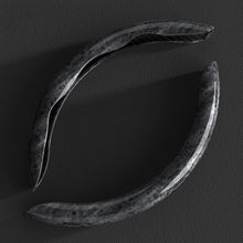 Load image into Gallery viewer, 2Pcs Universal Car Steering Wheel Covers Auto Interior Decorative Accessories Anti Slip Protective Cover Carbon Fiber