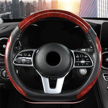 Load image into Gallery viewer, 38cm Car Steering Wheel Cover Peach Wood Grain Non-slip Four Seasons General Motors Handle Cover Advanced Sense Appearance