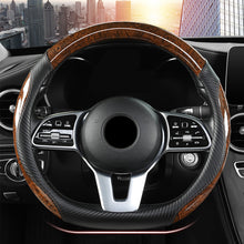 Load image into Gallery viewer, 38cm Car Steering Wheel Cover Peach Wood Grain Non-slip Four Seasons General Motors Handle Cover Advanced Sense Appearance