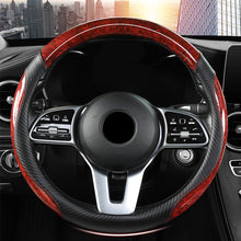 Load image into Gallery viewer, 38cm Car Steering Wheel Cover Peach Wood Grain Non-slip Four Seasons General Motors Handle Cover Advanced Sense Appearance