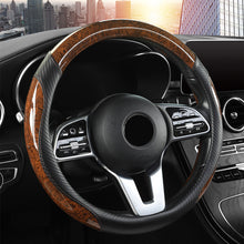 Load image into Gallery viewer, 38cm Car Steering Wheel Cover Peach Wood Grain Non-slip Four Seasons General Motors Handle Cover Advanced Sense Appearance