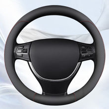 Load image into Gallery viewer, Car Steering Wheel Cover Non-slip PU Leather Auto Anti-Slip For 38cm Steering Wheel