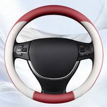 Load image into Gallery viewer, Car Steering Wheel Cover Non-slip PU Leather Auto Anti-Slip For 38cm Steering Wheel