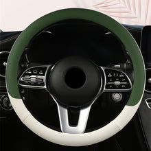 Load image into Gallery viewer, Car Steering Wheel Cover Non-slip PU Leather Auto For 38cm Steering Wheel