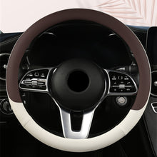 Load image into Gallery viewer, Car Steering Wheel Cover Non-slip PU Leather Auto For 38cm Steering Wheel