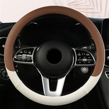 Load image into Gallery viewer, Car Steering Wheel Cover Non-slip PU Leather Auto For 38cm Steering Wheel