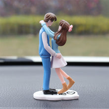 Load image into Gallery viewer, 2Pcs/Set Car Dashboard Doll Creative Couple Crystal Balloon House Ornament Decoration with Bench Auto Interior Accessories for Gift Girl Women