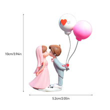 Load image into Gallery viewer, 2Pcs/Set Car Dashboard Doll Lovely Bridegroom and Bride Balloon Pad Ornament Decoration with Bench Auto Interior Accessories for Gift Girl Women