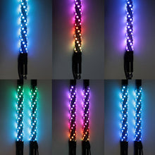 Load image into Gallery viewer, 30cm/1ft Remote Control LED Whip Lights Colorful Flagpole Antenna Whips for UTV ATV Off Road Truck Sand Buggy Dune RZR
