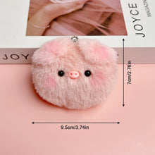 Load image into Gallery viewer, Cute Glasses Pig Scarf Bib Pig Cartoon Keychain Pendant Soft Doll Bag Plush Ornament Doll Keyring Pendant Gift
